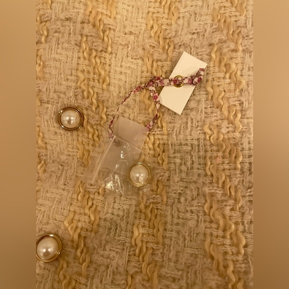 LoveShackFancy Armstrong Houndstooth Wool Coat - Picture 4 of 7